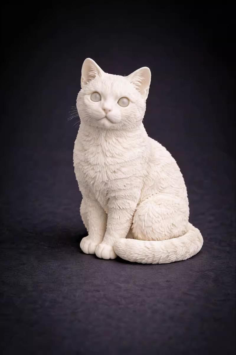 八只小猫3D打印模型
