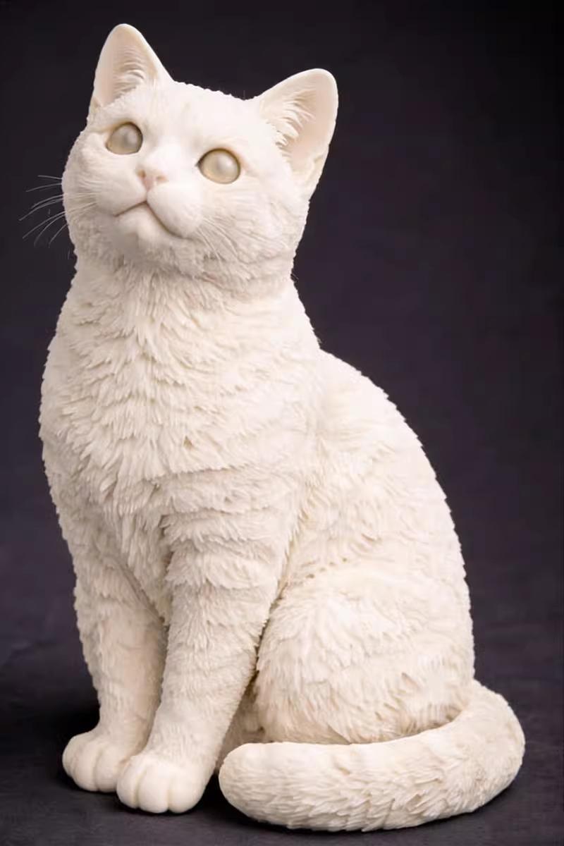 八只小猫3D打印模型
