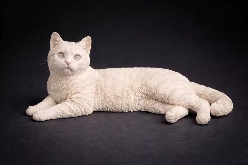 八只小猫3D打印模型