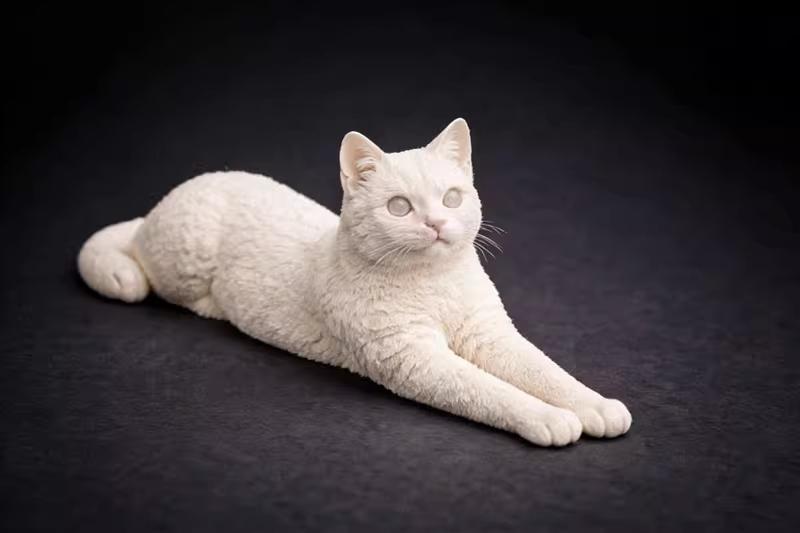 八只小猫3D打印模型