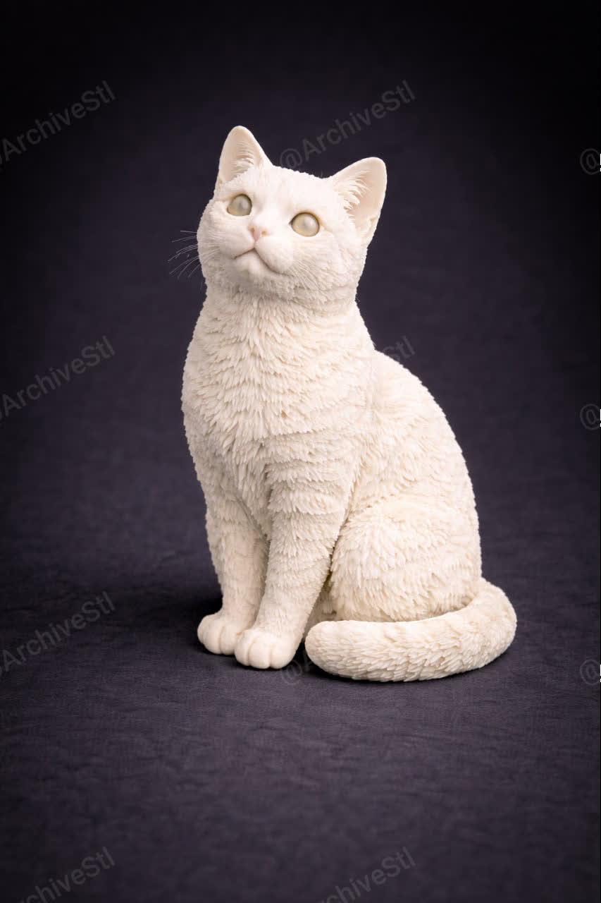 八只小猫3D打印模型