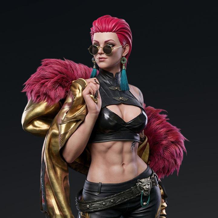 赛博朋克·毒藤女3D打印模型