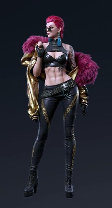 赛博朋克·毒藤女3D打印模型