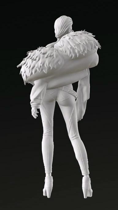 赛博朋克·毒藤女3D打印模型