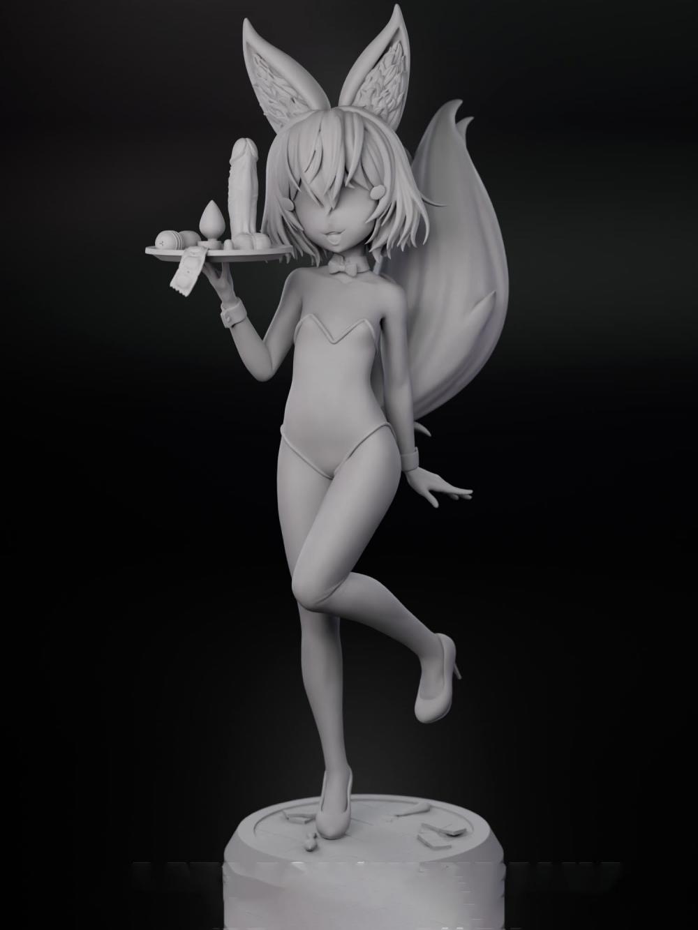 天满妈咪 虚拟主播3D打印模型