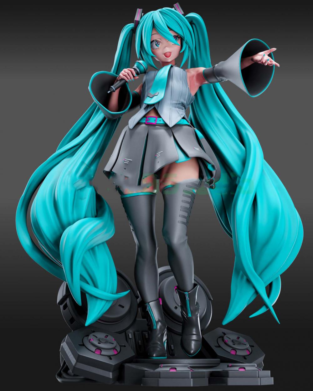 初音未来3D打印模型