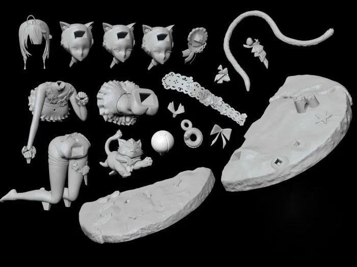 帕朵菲莉丝  崩坏33D打印模型