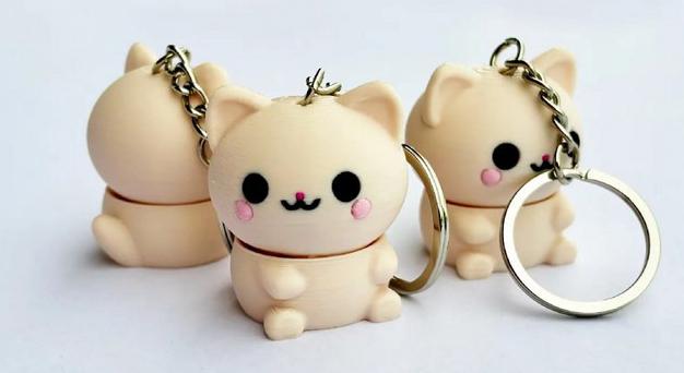 可爱猫猫3D打印模型