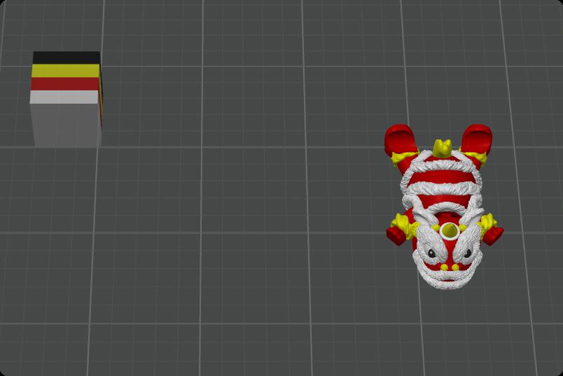 中国舞狮3D打印模型