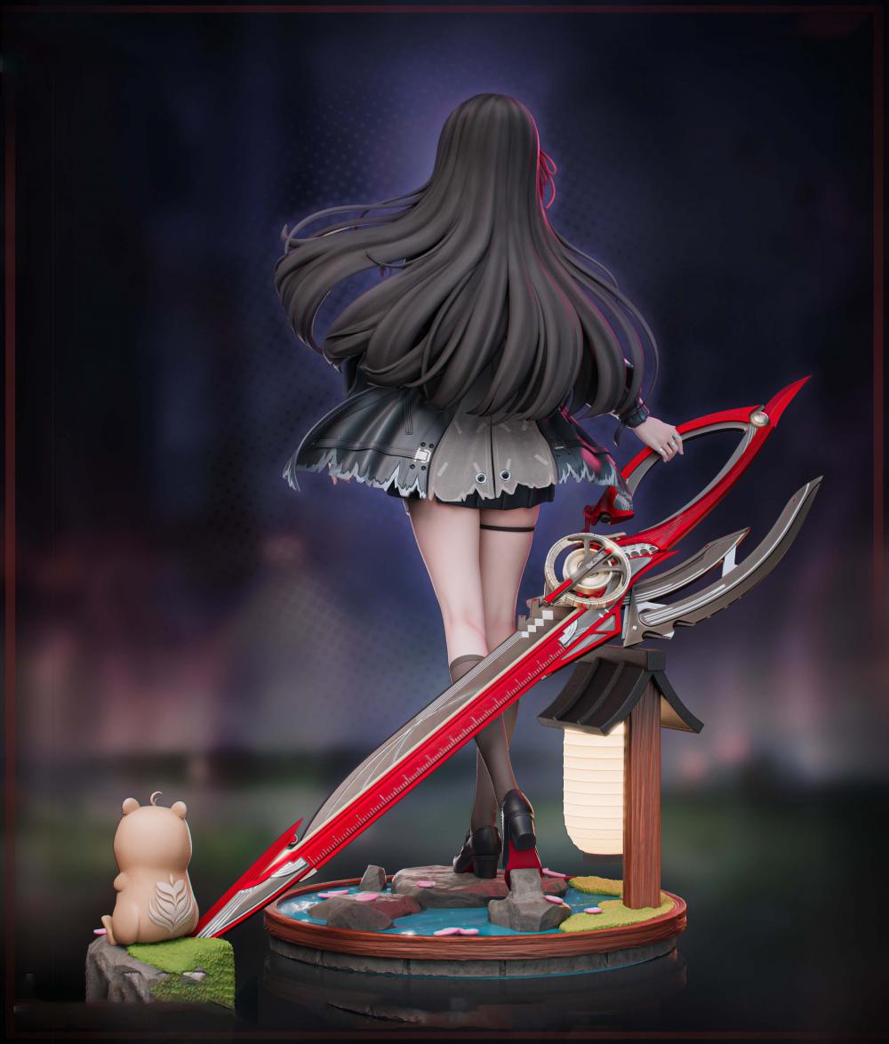 《鸣潮》朽叶千咲3D打印模型