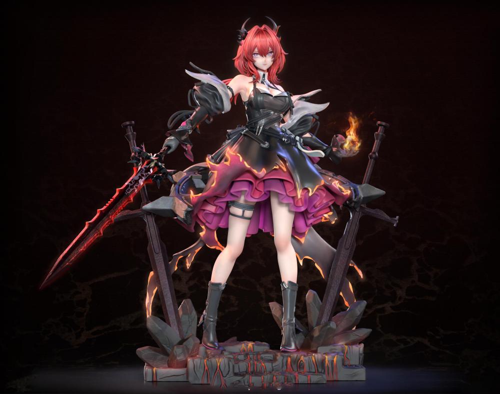 莱万汀 明日方舟3D打印模型