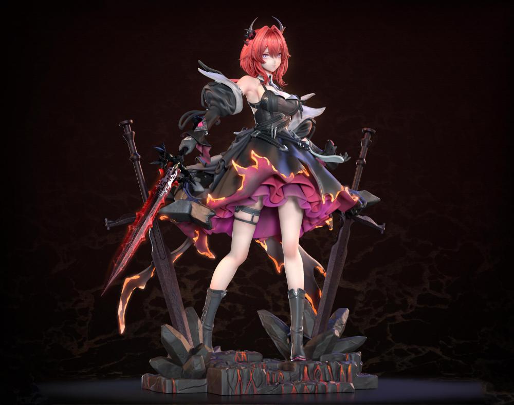 莱万汀 明日方舟3D打印模型