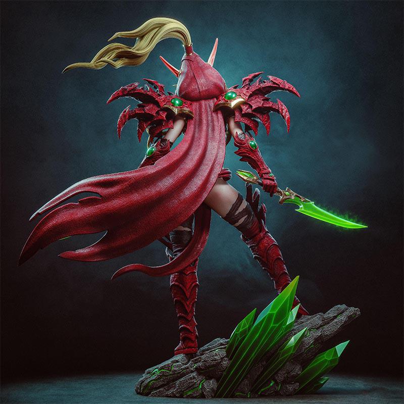 瓦莉拉·萨古纳尔 魔兽世界3D打印模型