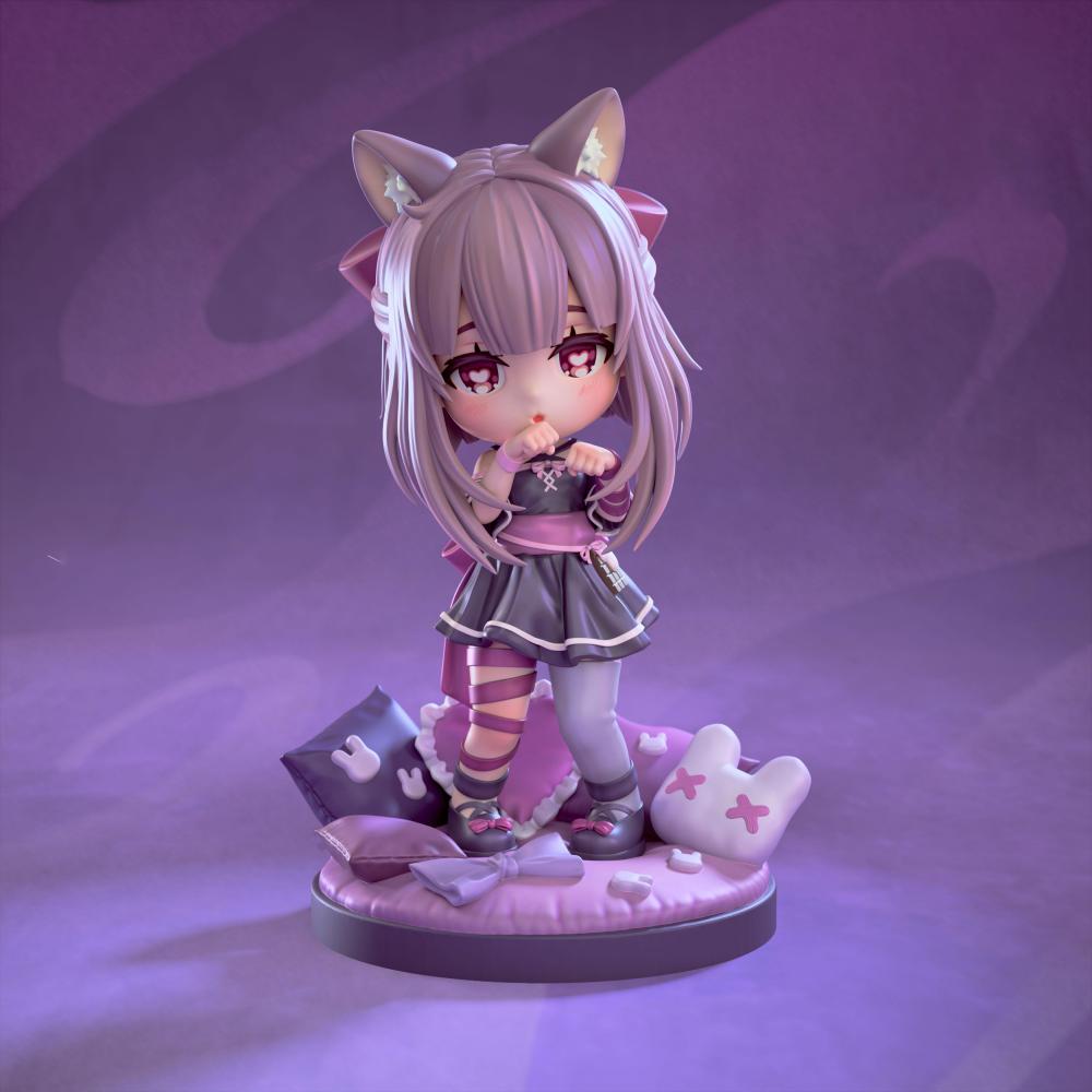Fallen Shadow 虚拟主播3D打印模型