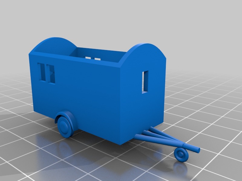 小火车车厢3D打印模型
