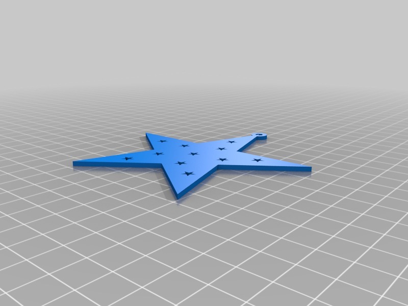 五角星模型3D打印模型