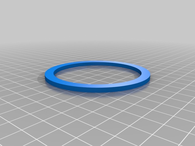 米歇尔的3英寸戒指3D打印模型