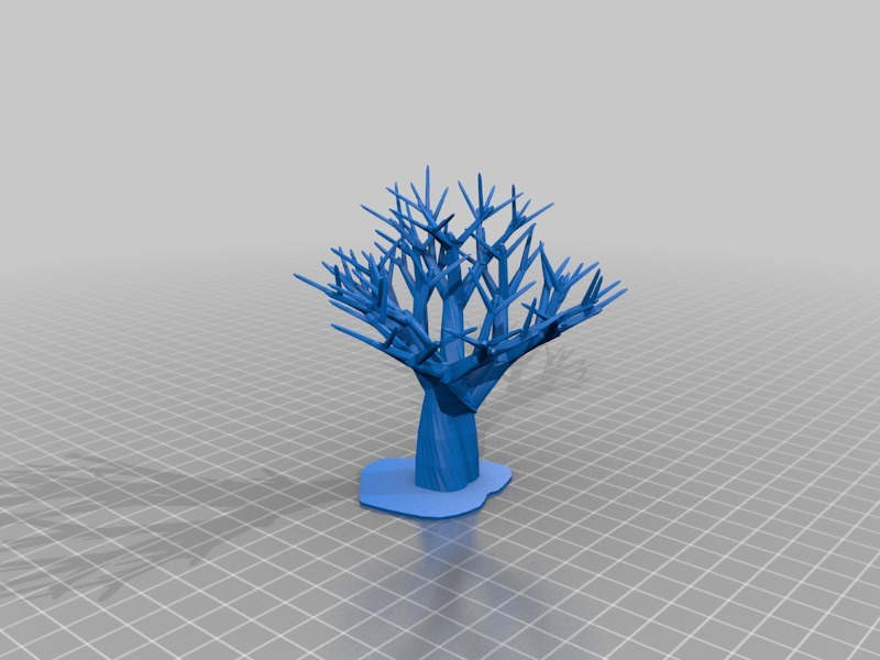 树的枝干3D打印模型