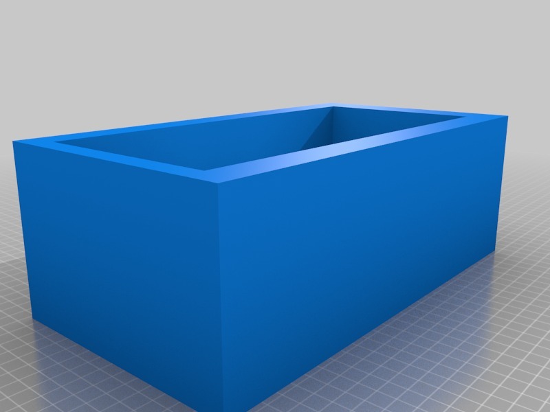 小型游泳池3D打印模型