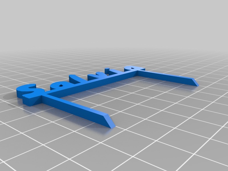 花园标牌3D打印模型