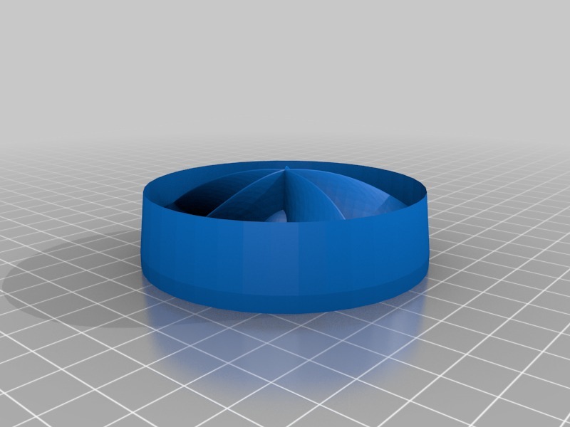 参数螺旋桨3D打印模型