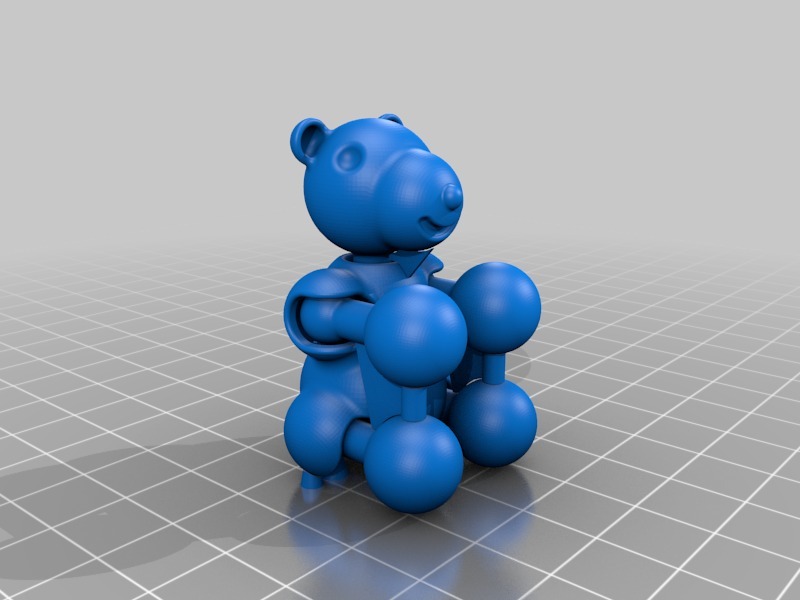 小熊3D打印模型