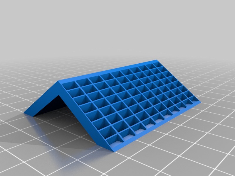 屏蔽风化防空洞房子的支柱3D打印模型