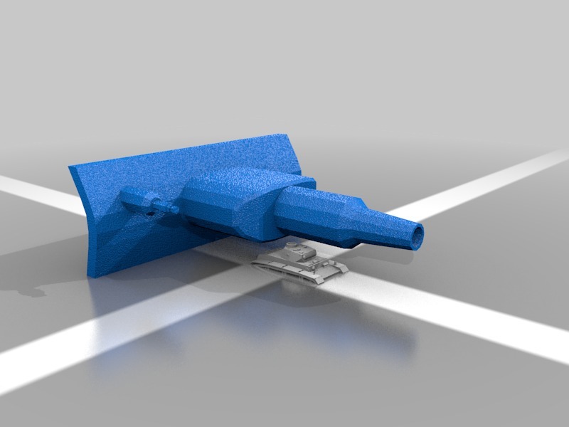 重型坦克原型3D打印模型