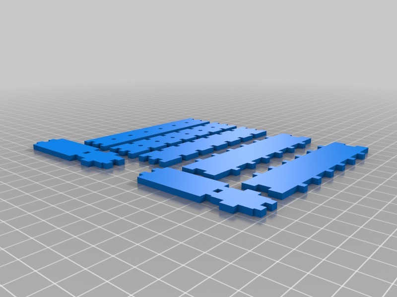 3毫米核磁共振管架3D打印模型