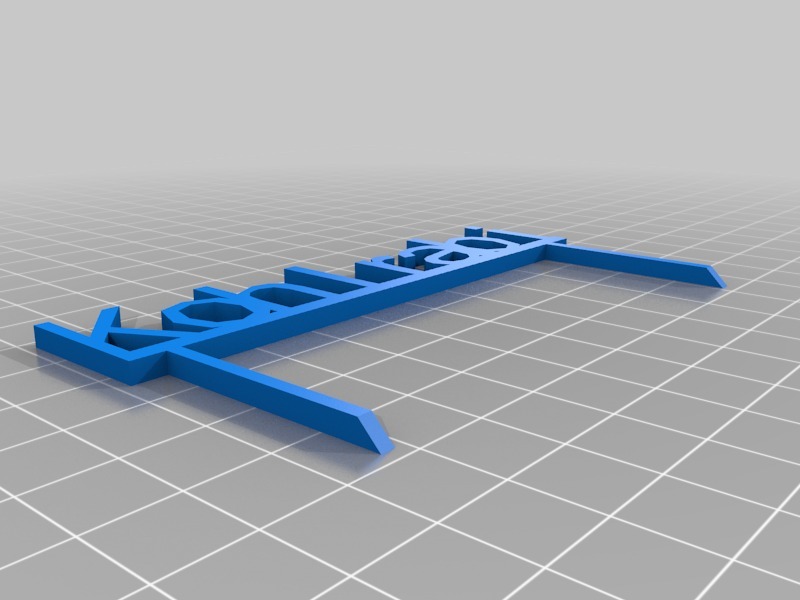 花园标牌3D打印模型