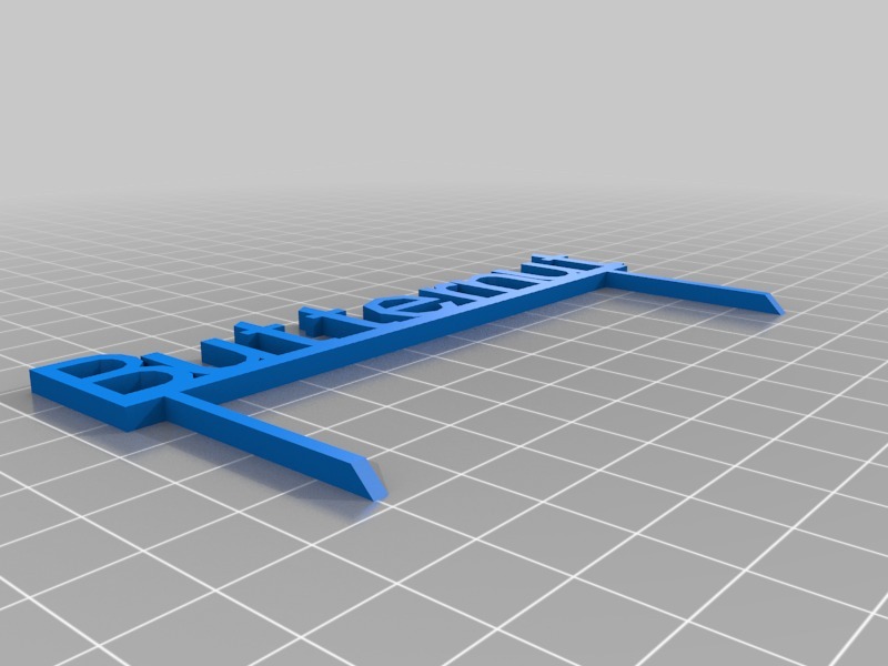 花园标牌3D打印模型