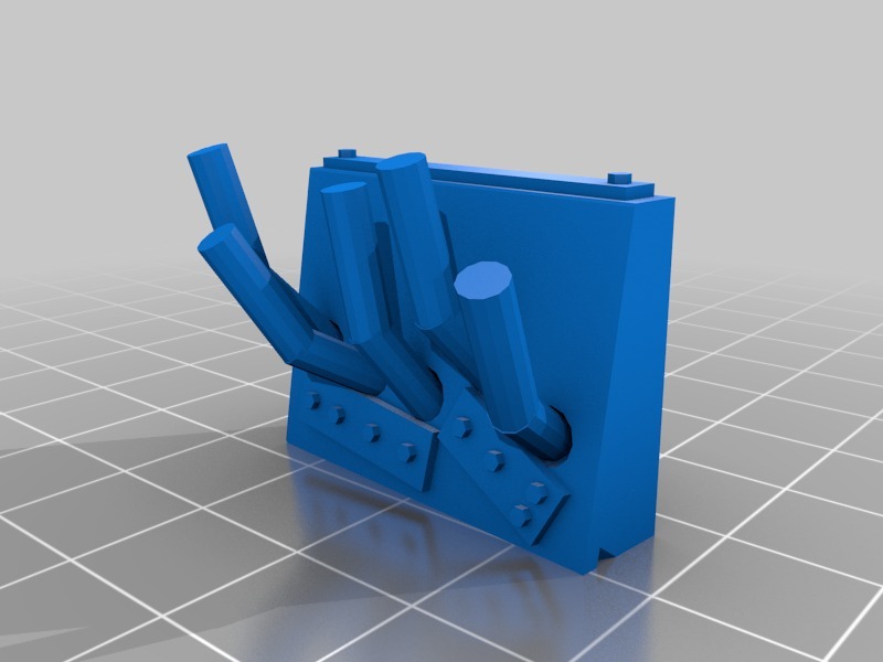 有关侵略的墙壁-艺术品3D打印模型