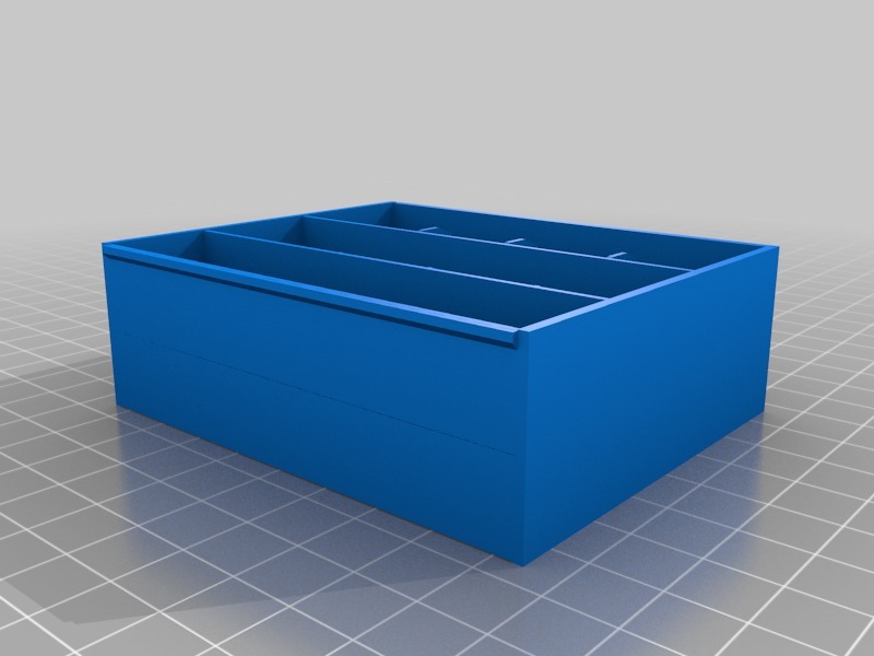 可变的收纳盒3D打印模型