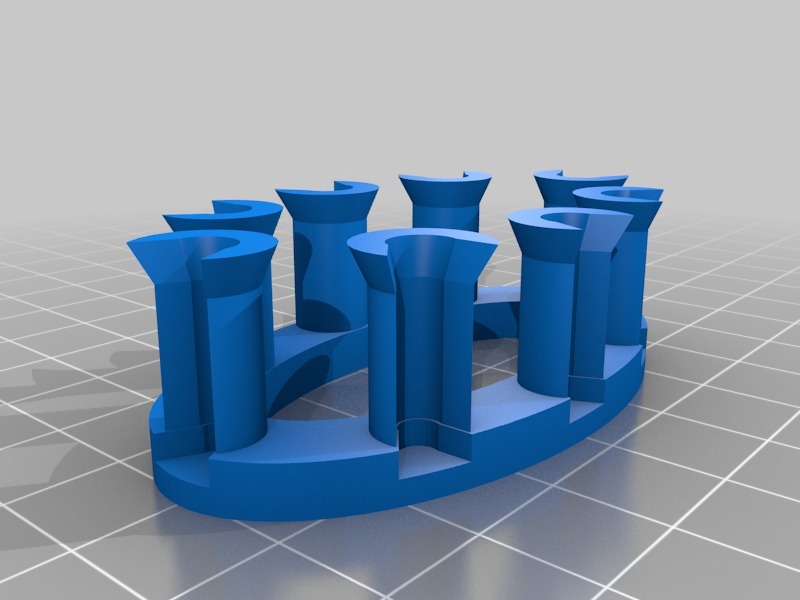 椭圆形织机3D打印模型