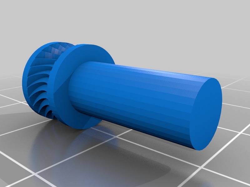 我的自定义研磨螺栓3D打印模型