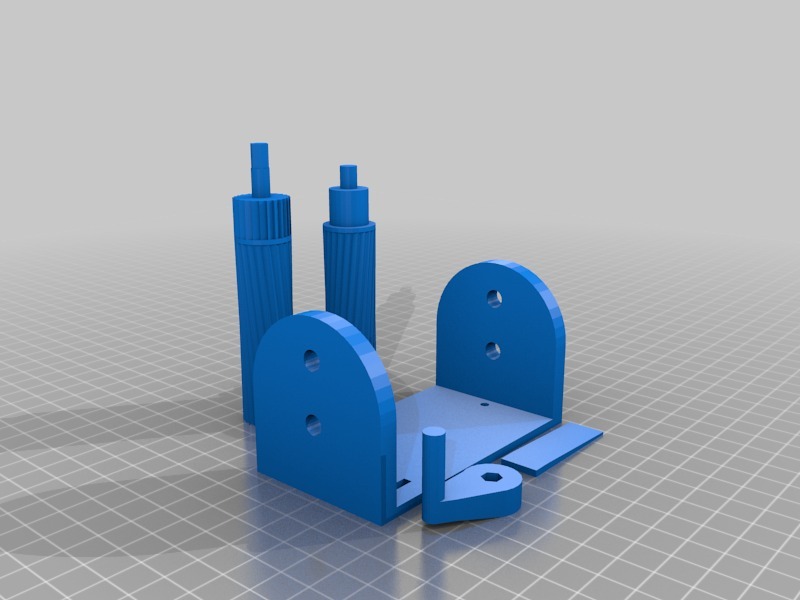 压榨机3D打印模型