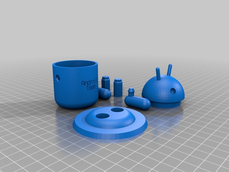 安卓玩偶3D打印模型