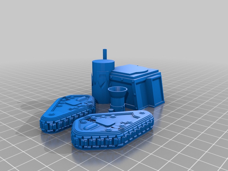 迷你坦克3D打印模型