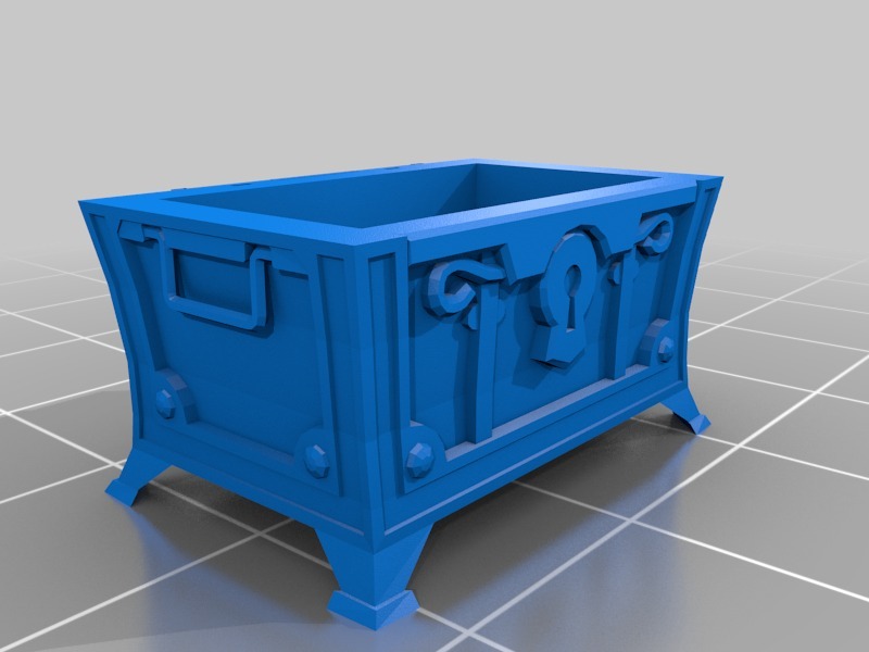 宝箱3D打印模型