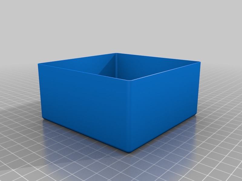 方形托盘3D打印模型