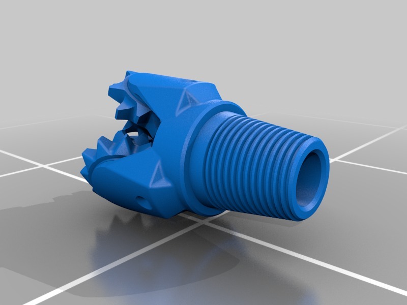 水井钻头3D打印模型