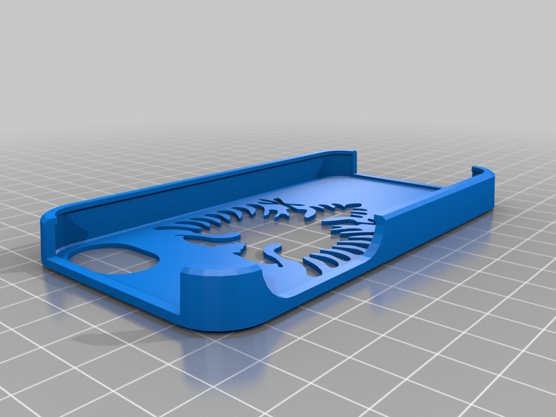 我定制的iPhone模板案例3D打印模型