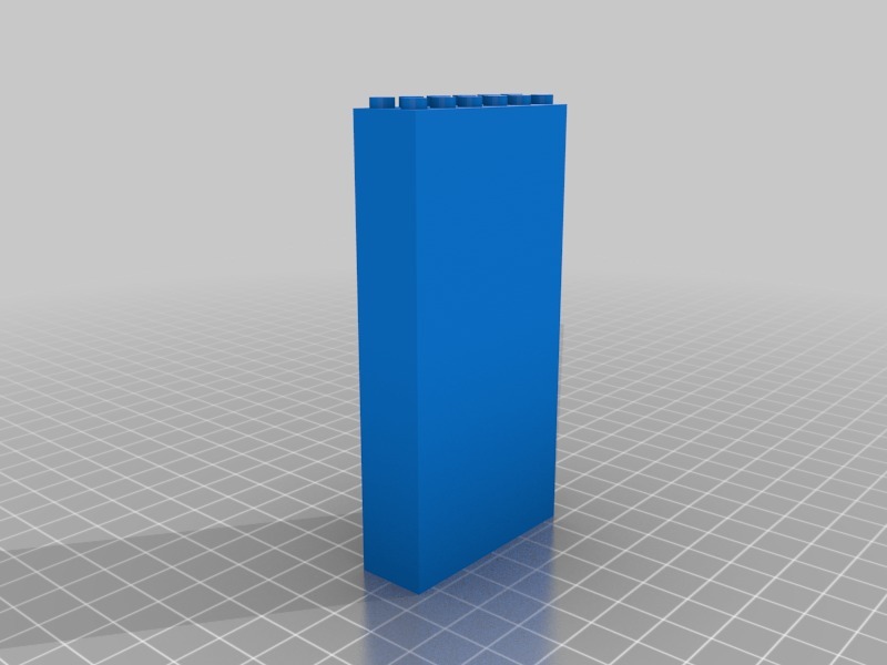 我定制的乐高砖3D打印模型