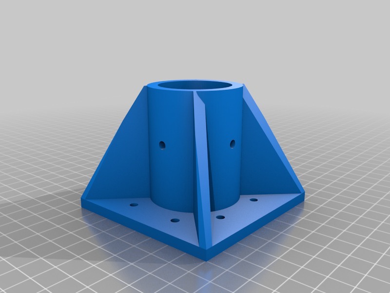 我的自定义参数固定台脚-OpenScad3D打印模型