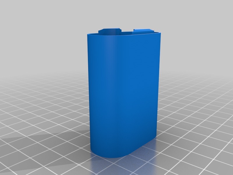 我定制的电池盒3D打印模型