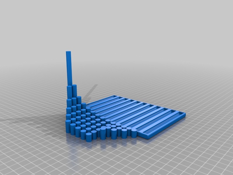 教育分数条。可打印3D打印模型