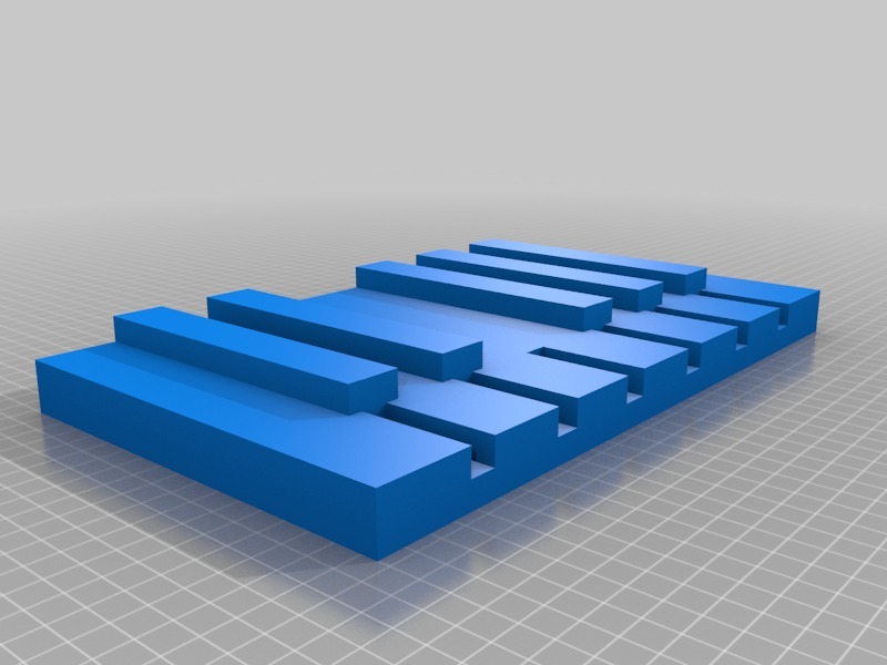 钢琴键3D打印模型