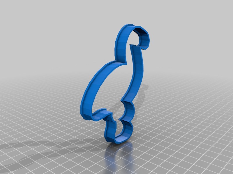 饼干模具 火烈鸟3D打印模型