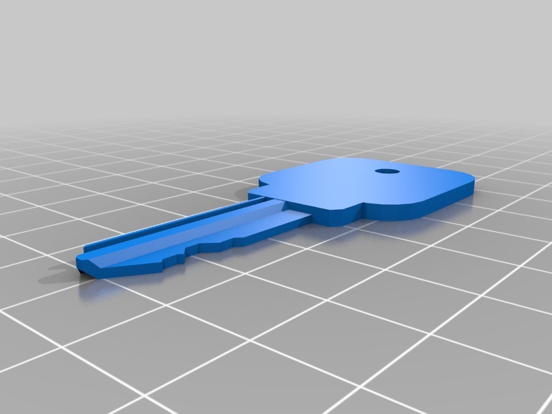 钥匙3D打印模型