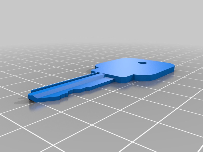 钥匙3D打印模型
